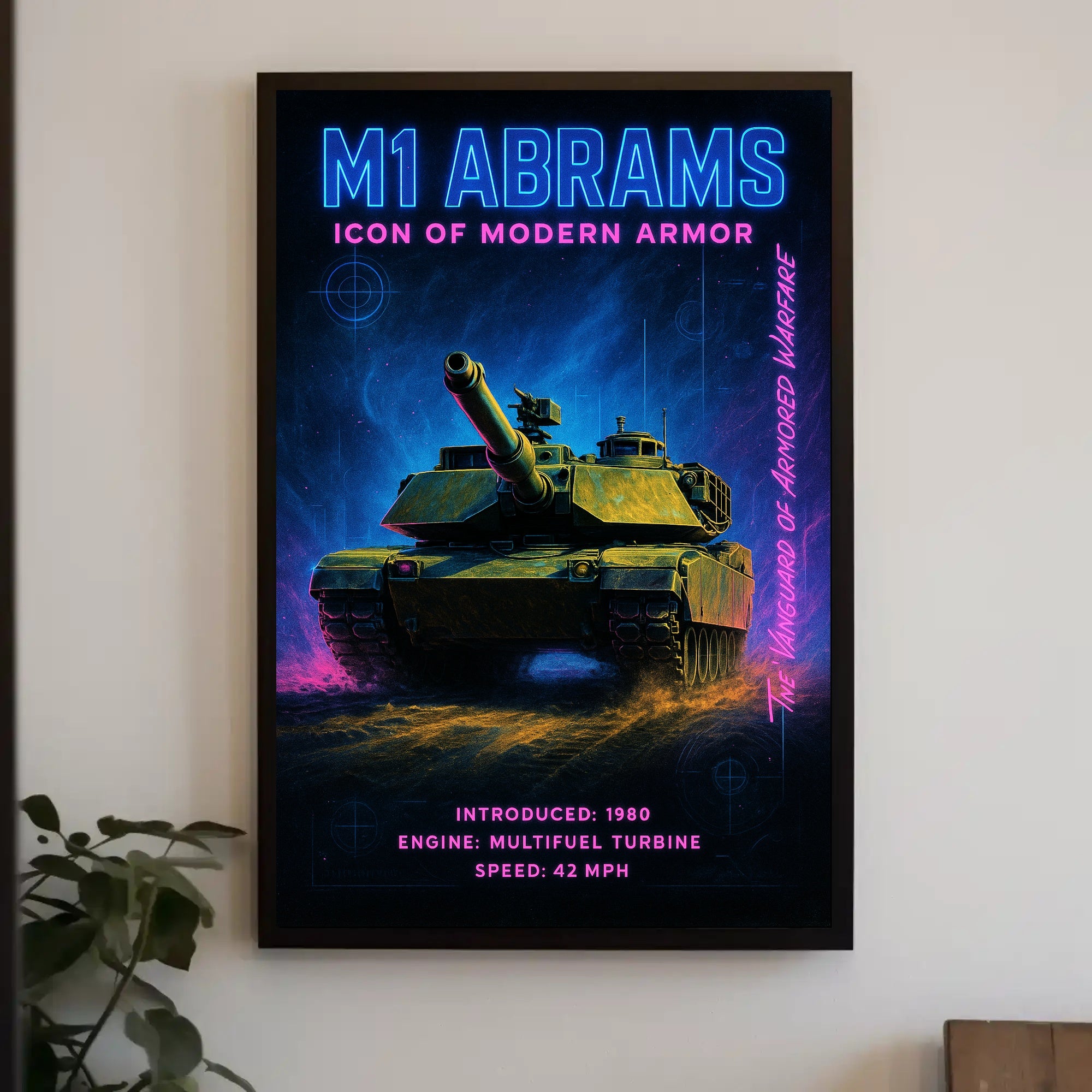 M1 Abrams Icon of Modern Armor Poster PosterGoat