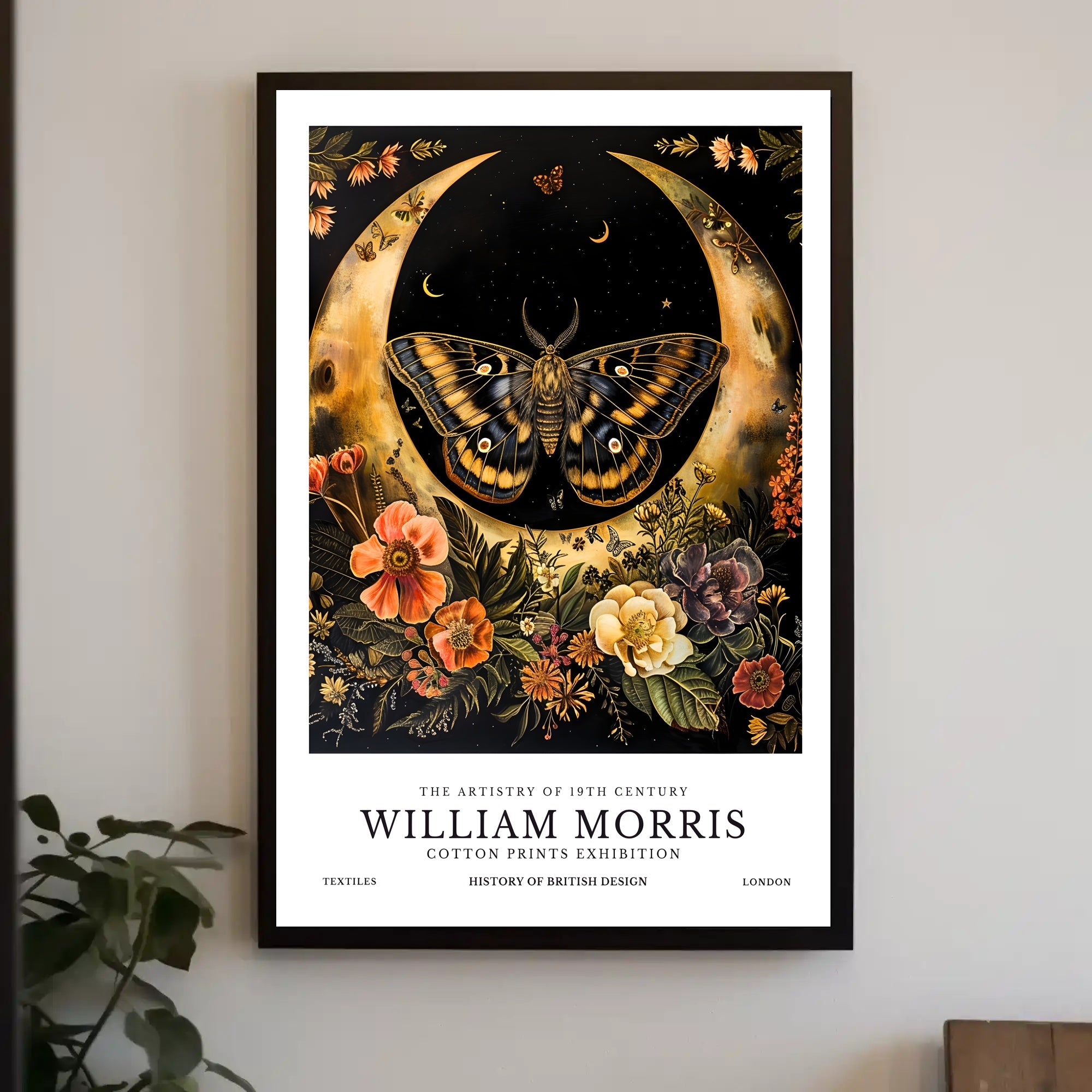 William Morris British Design Cotton Prints Cultural or Heritage Poster