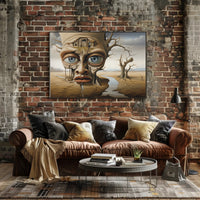 Tree-Face Surreal Landscape Fantasy or Mythology Poster