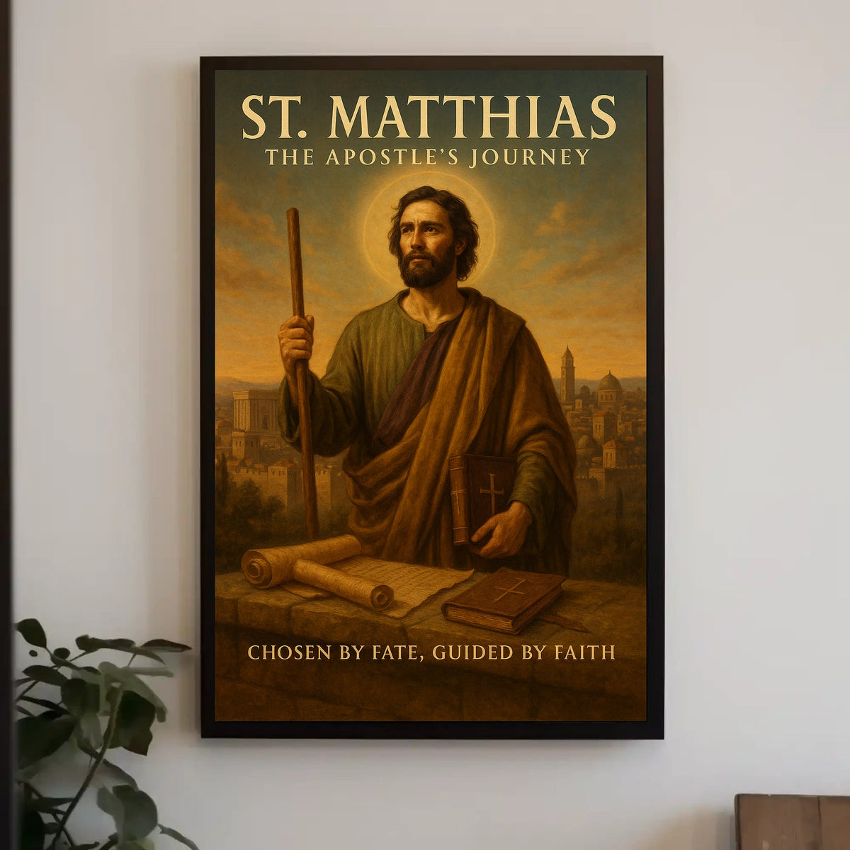 St. Matthias The Apostles Journey Poster