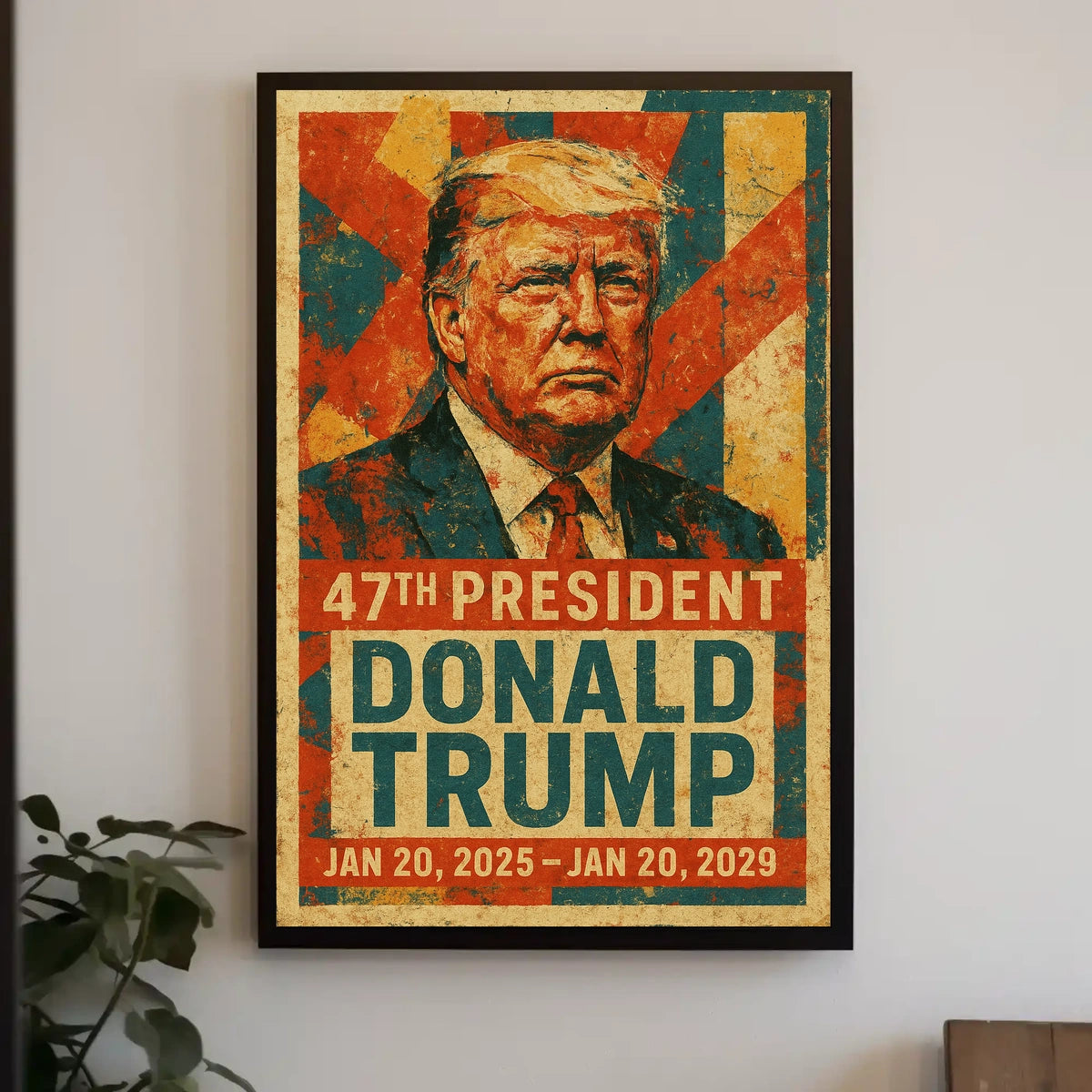 Trump Strength Patriotic Vintage Ads Poster