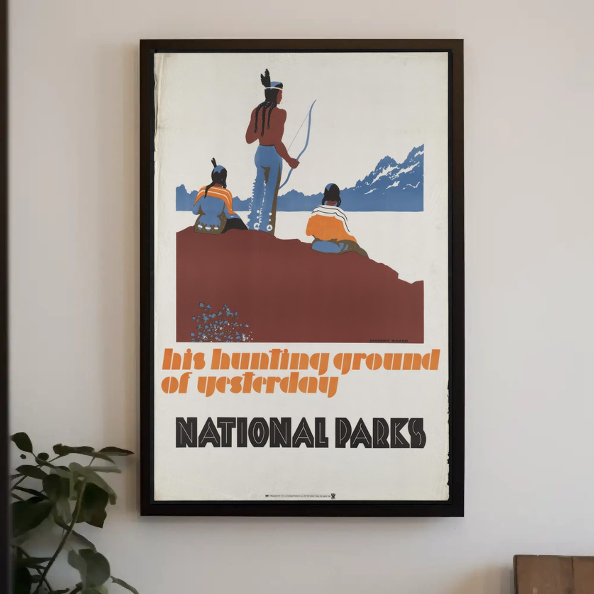 National Parks Tribute Vintage Travel Poster Print