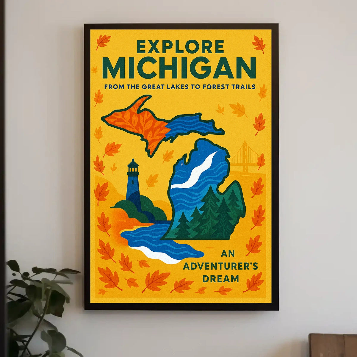 Explore Michigan Poster