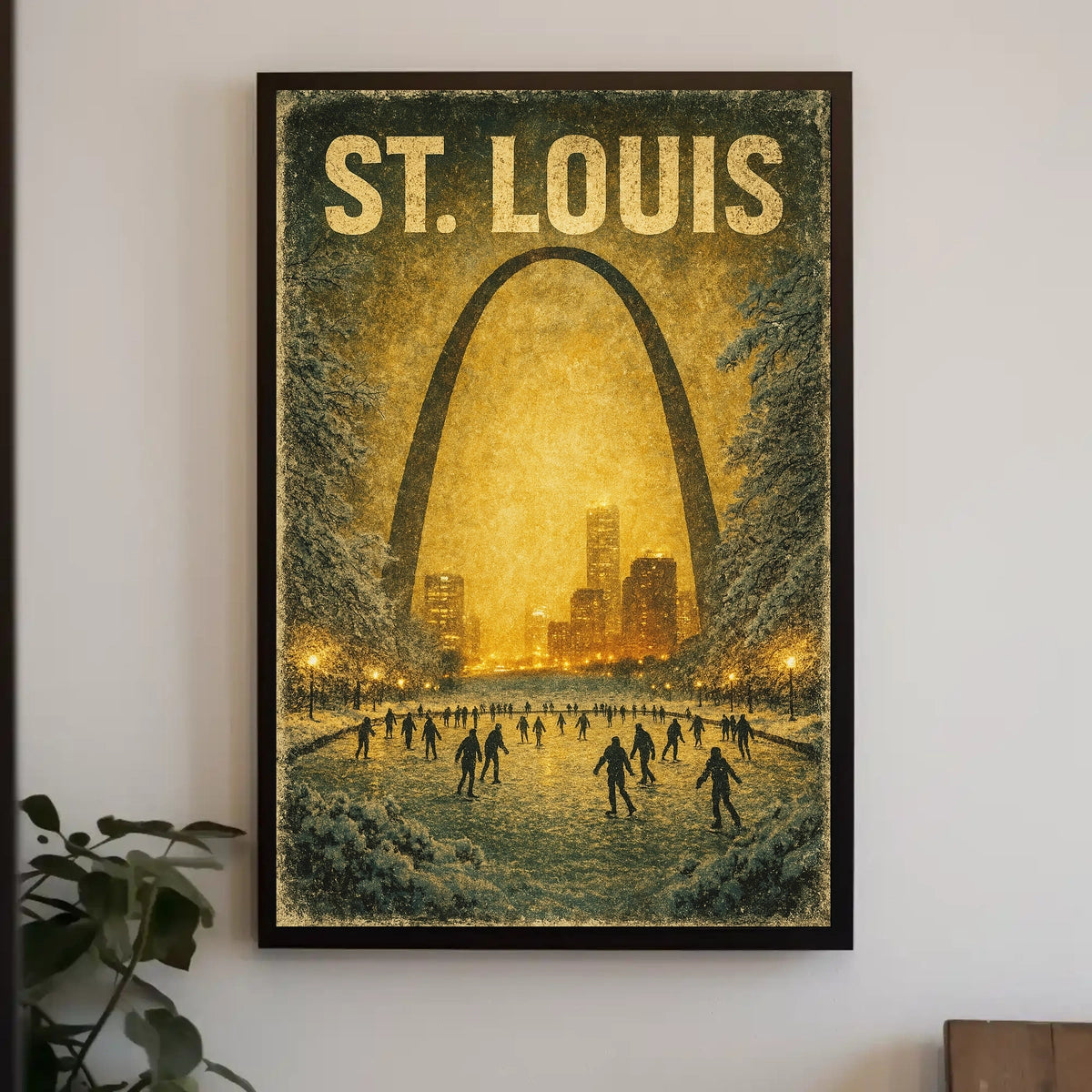 St. Louis Winter Wonderland Poster