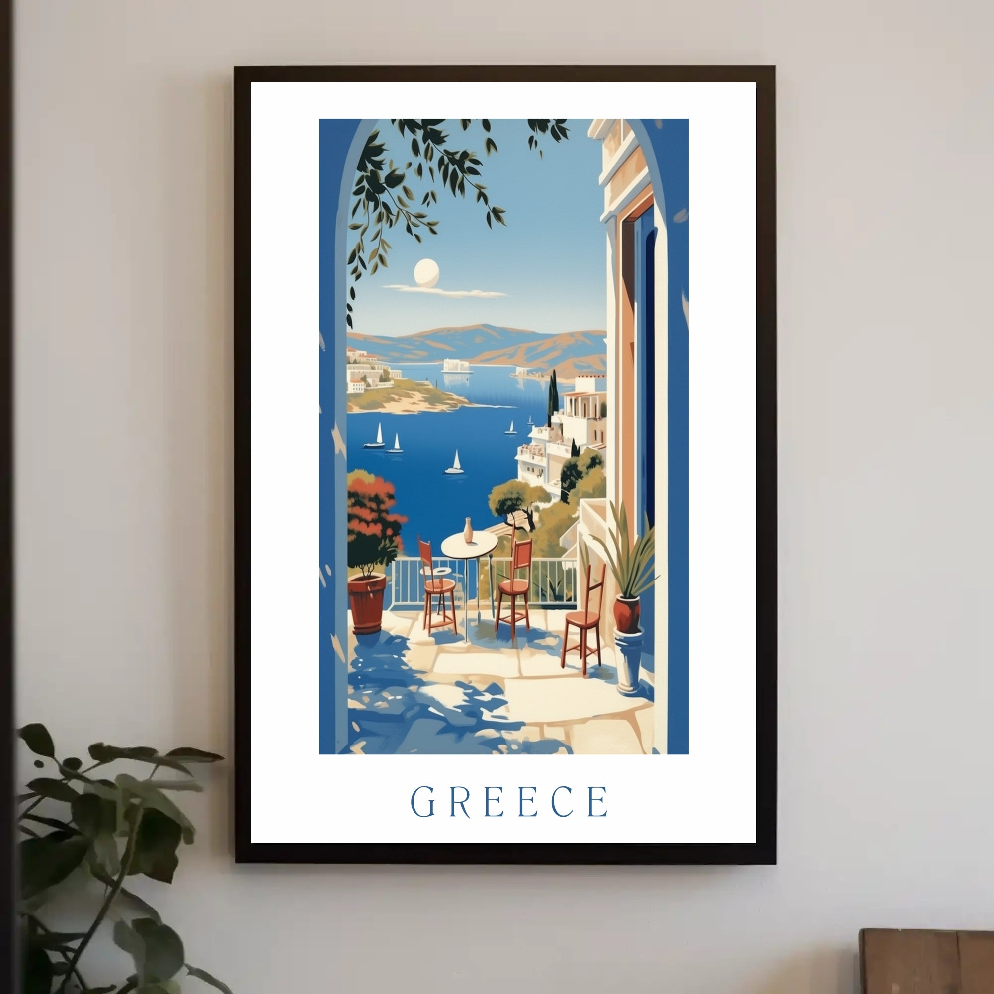 Scenic View of Greece Poster PosterGoat