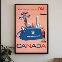 Vintage Trans-Canada Air Lines Travel Poster PosterGoat