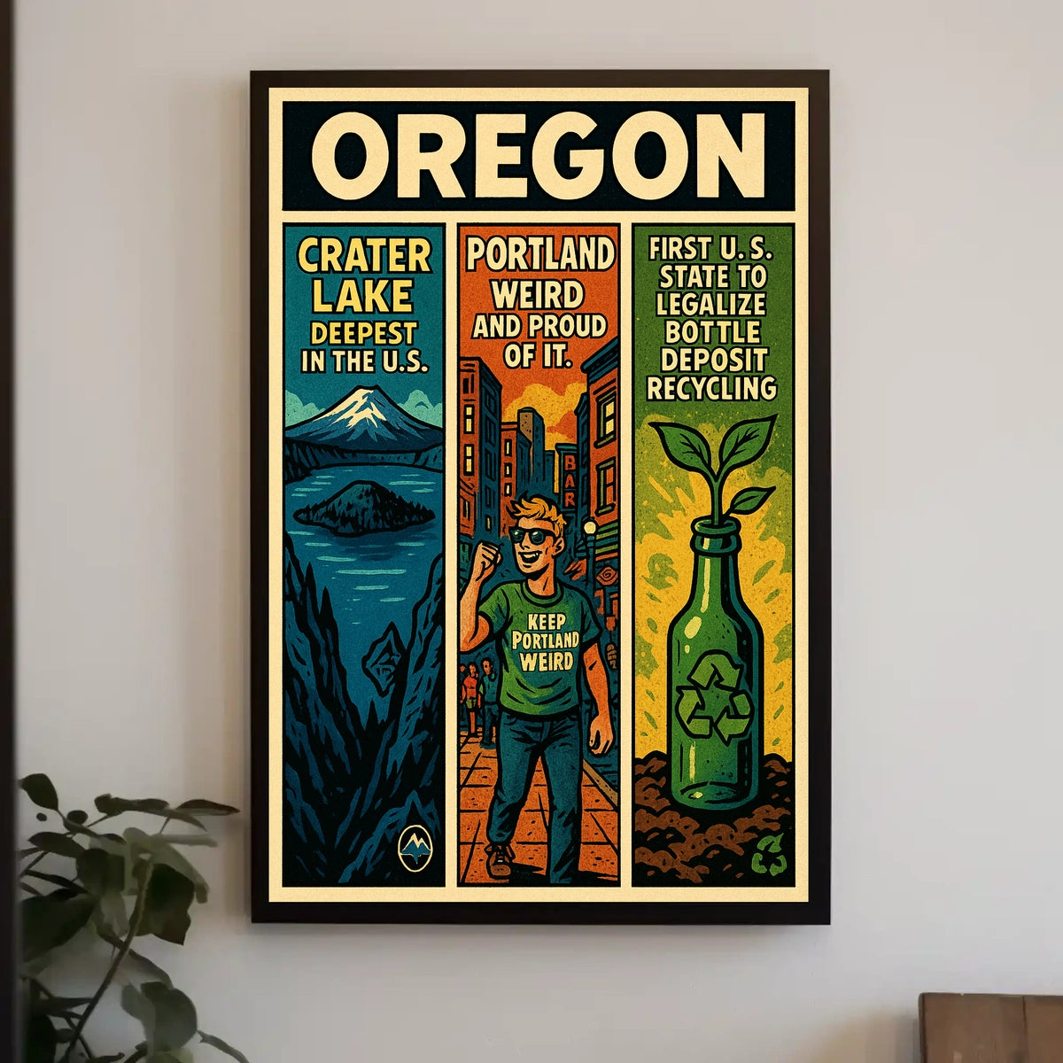 Discover Oregon Poster