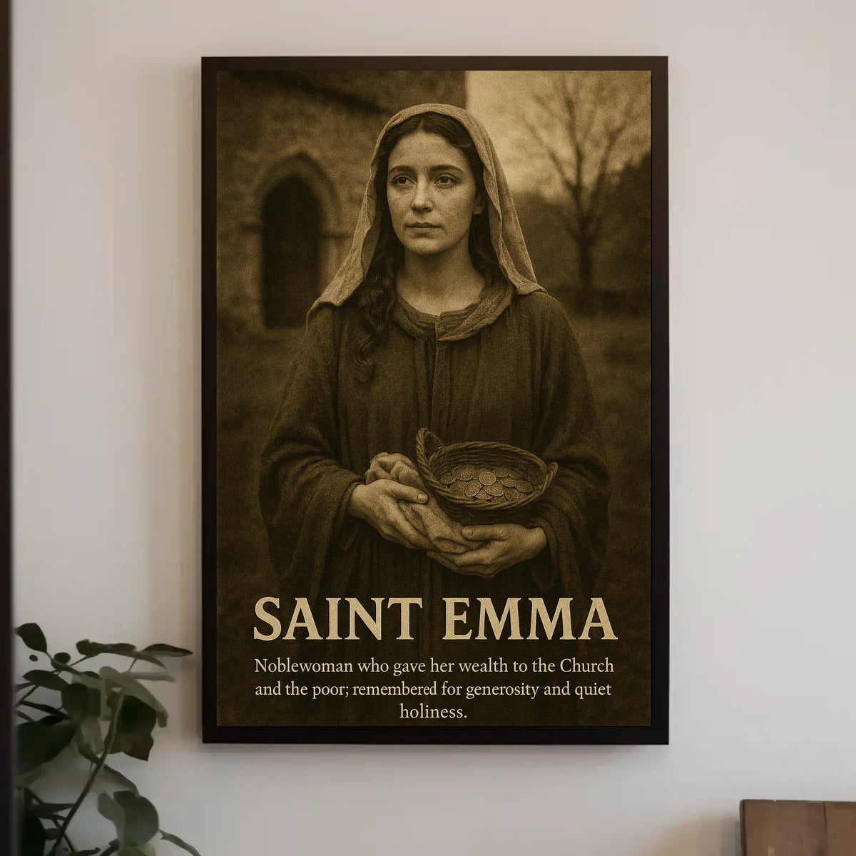 Saint Emma A NoblewomanS Legacy Poster