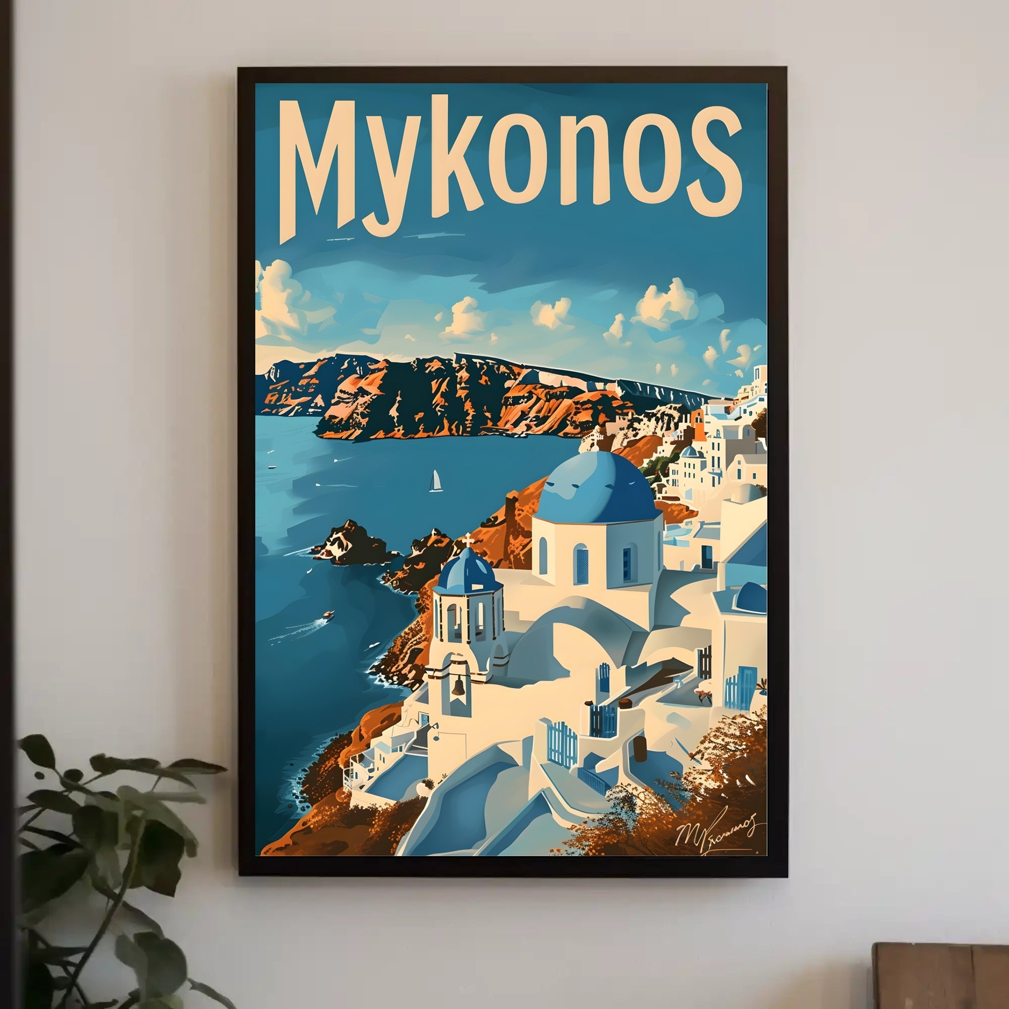 Mykonos Dreamscape Poster