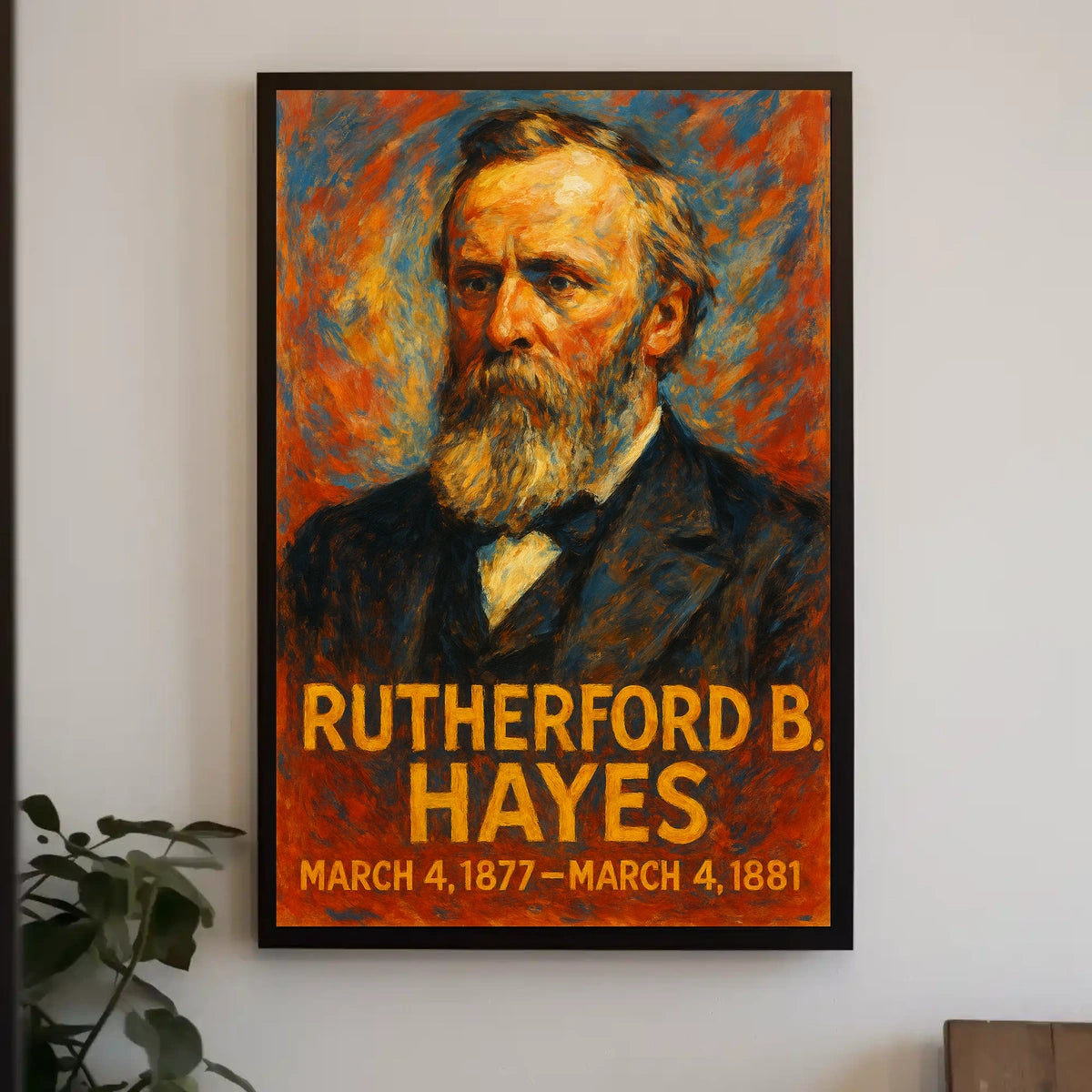Rutherford B. Hayes 19Th President Poster