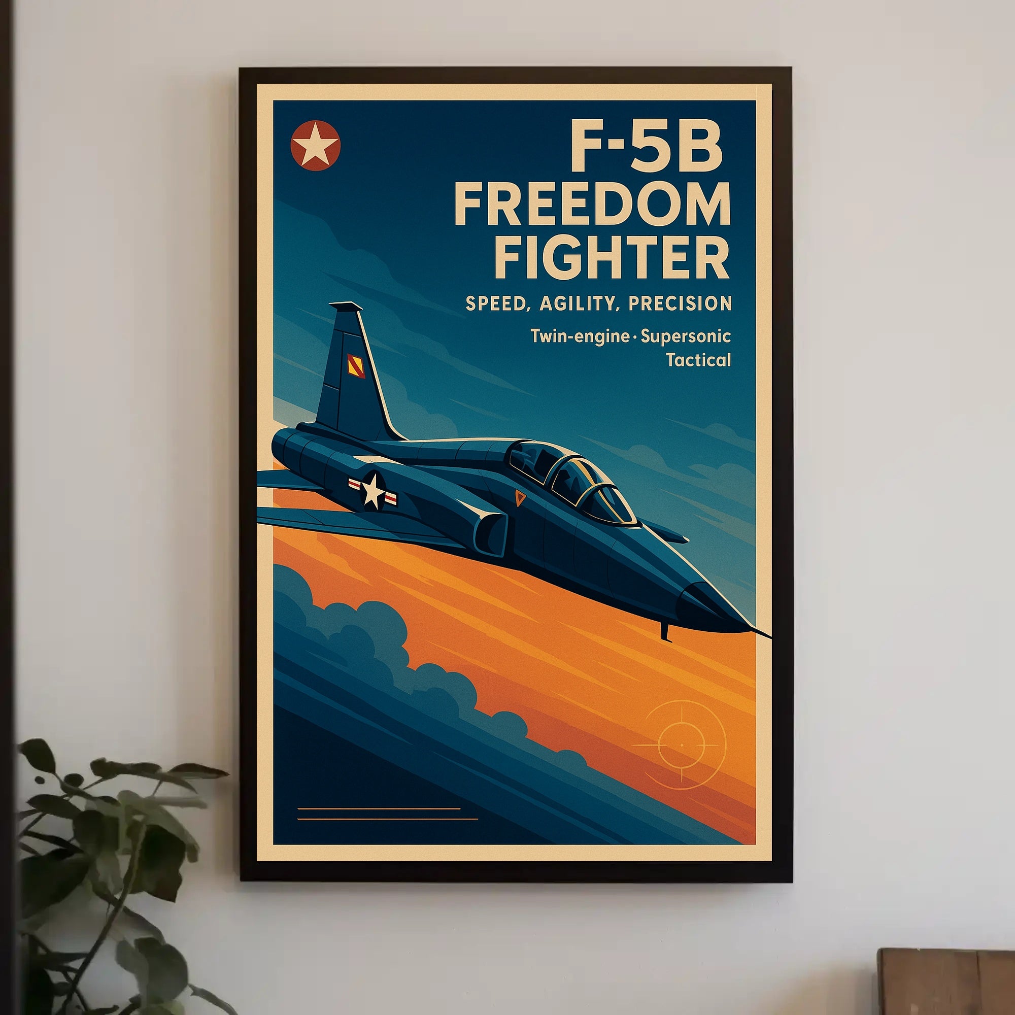 F-5B Freedom Fighter Poster PosterGoat