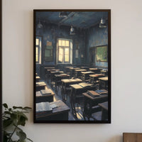 Nostalgic Classroom Ambiance Poster