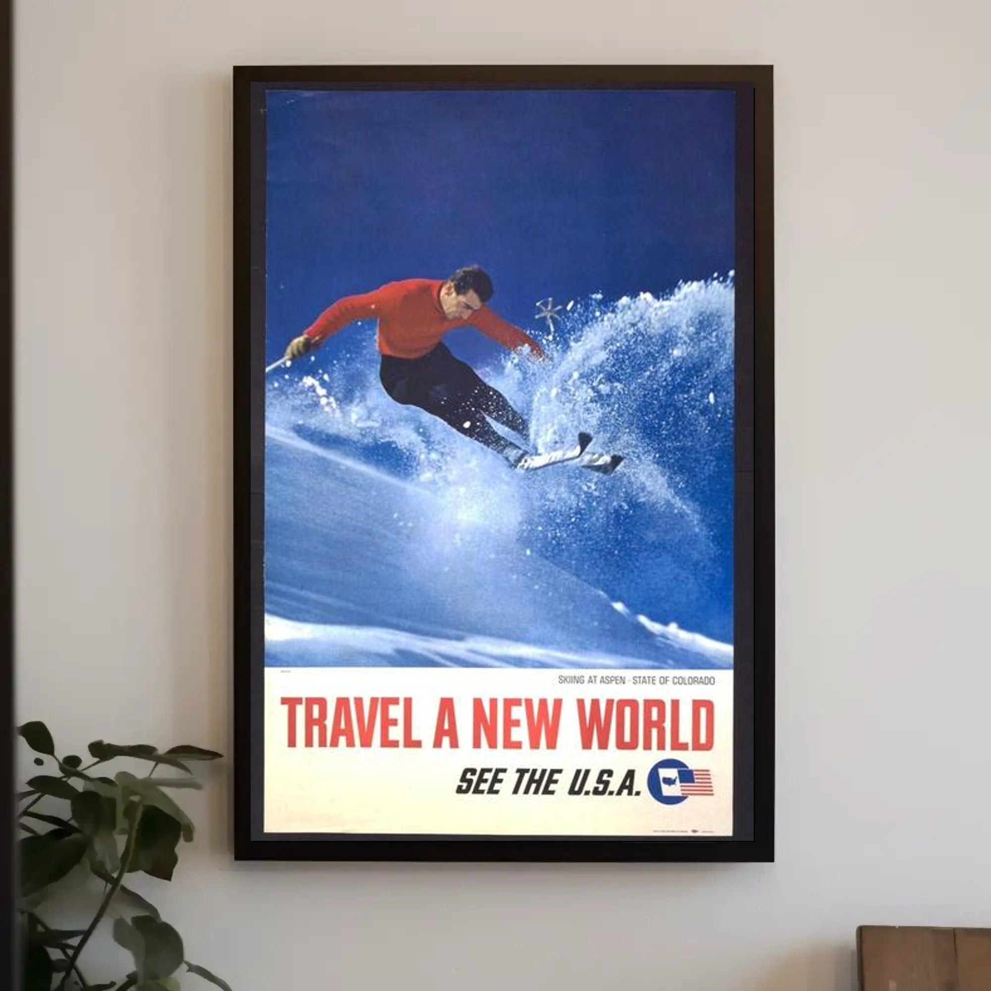 Adventure Awaits in Aspen Poster PosterGoat