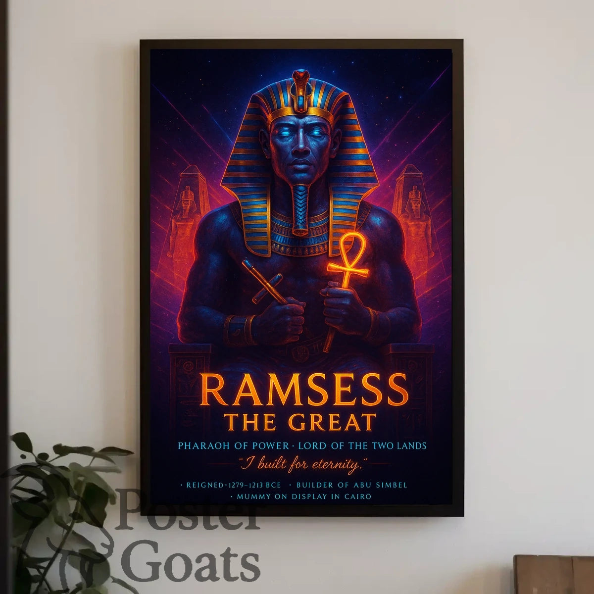 Ramses II Majesty Cultural or Heritage Poster