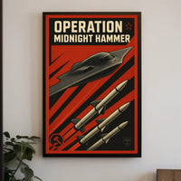 Cold War Stealth Bomber Soviet Propaganda Poster PosterGoat