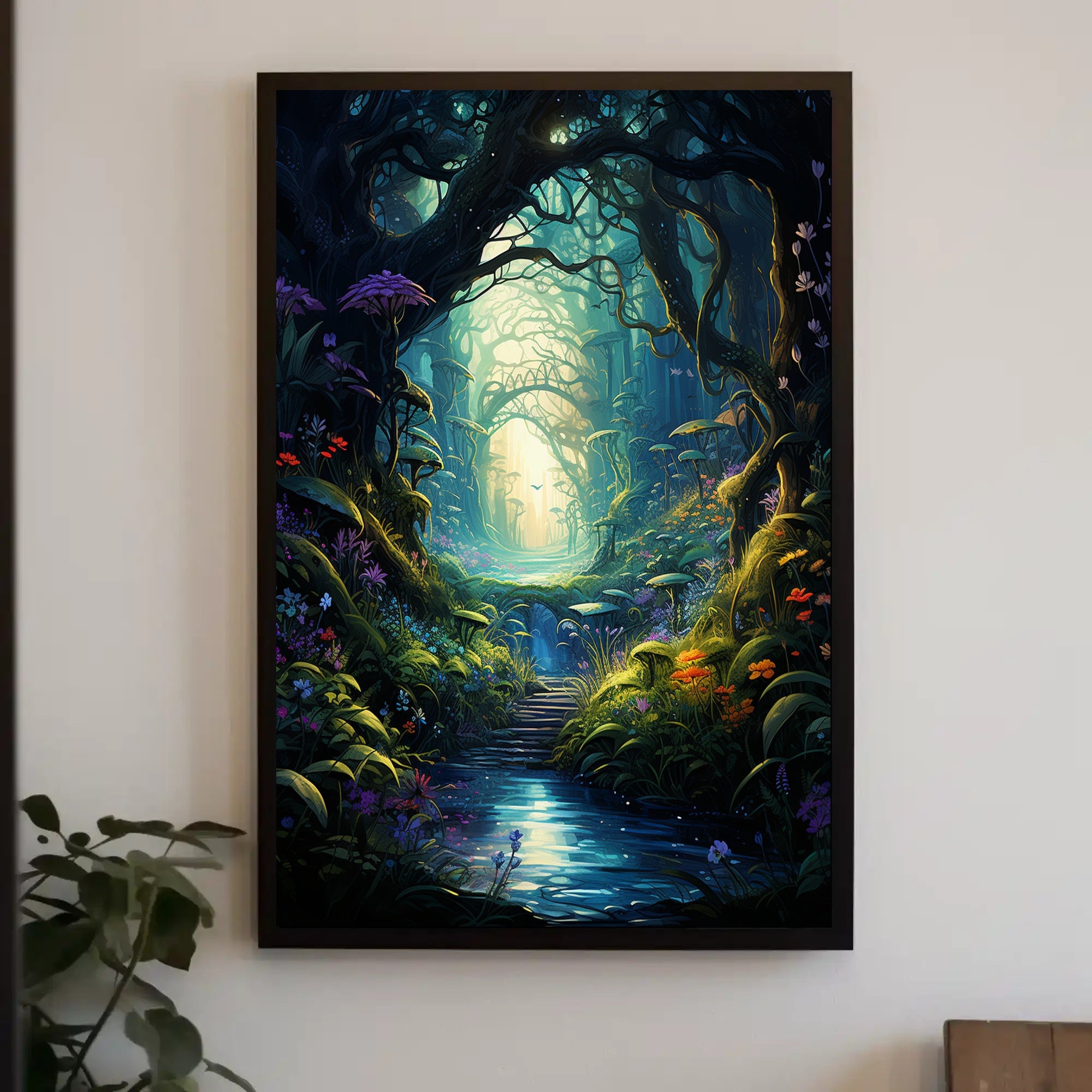 Enchanted Forest Pathway Poster