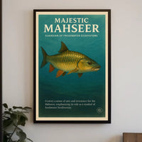 Majestic Mahseer Poster PosterGoat