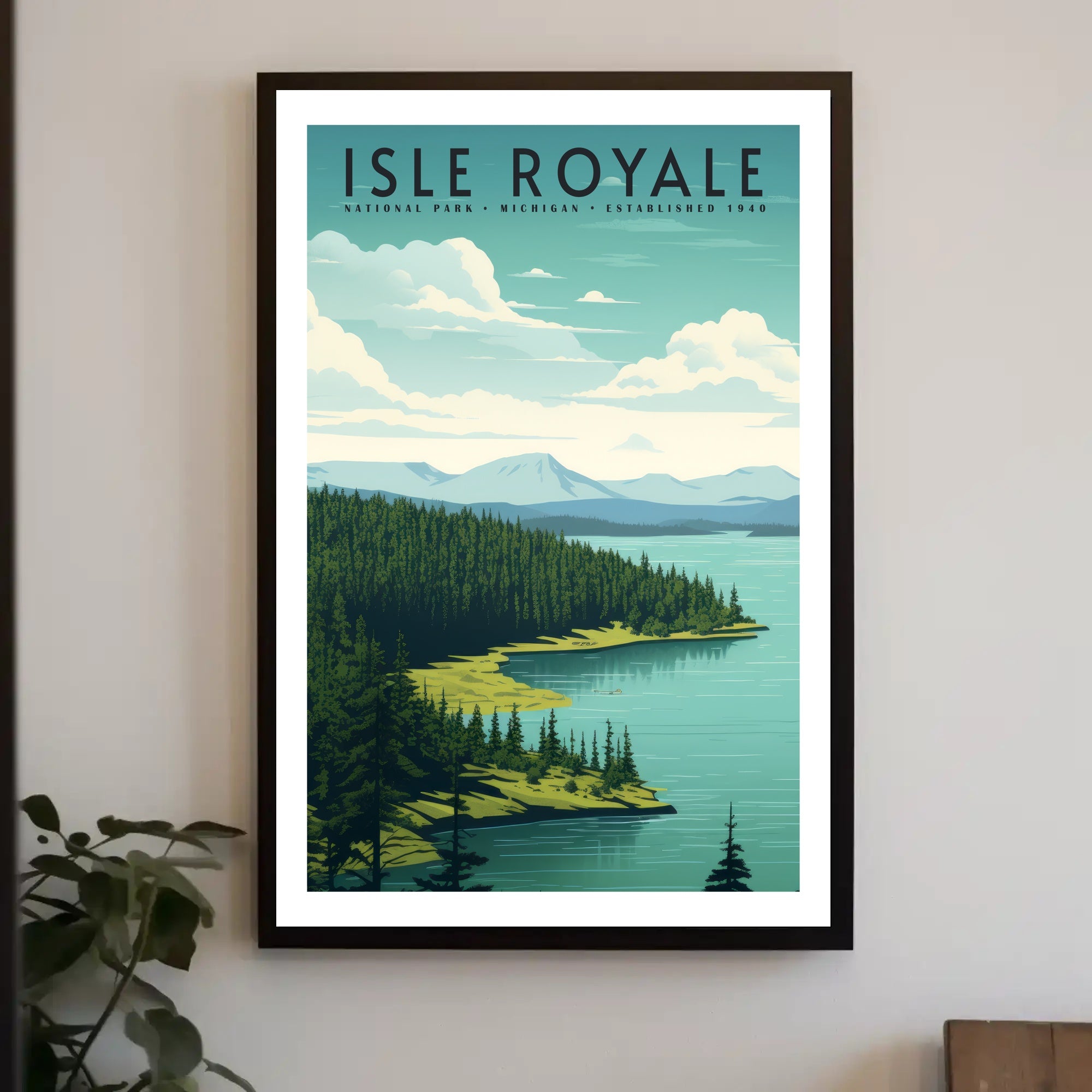 Isle Royale National Park Scenic Poster Wall Art