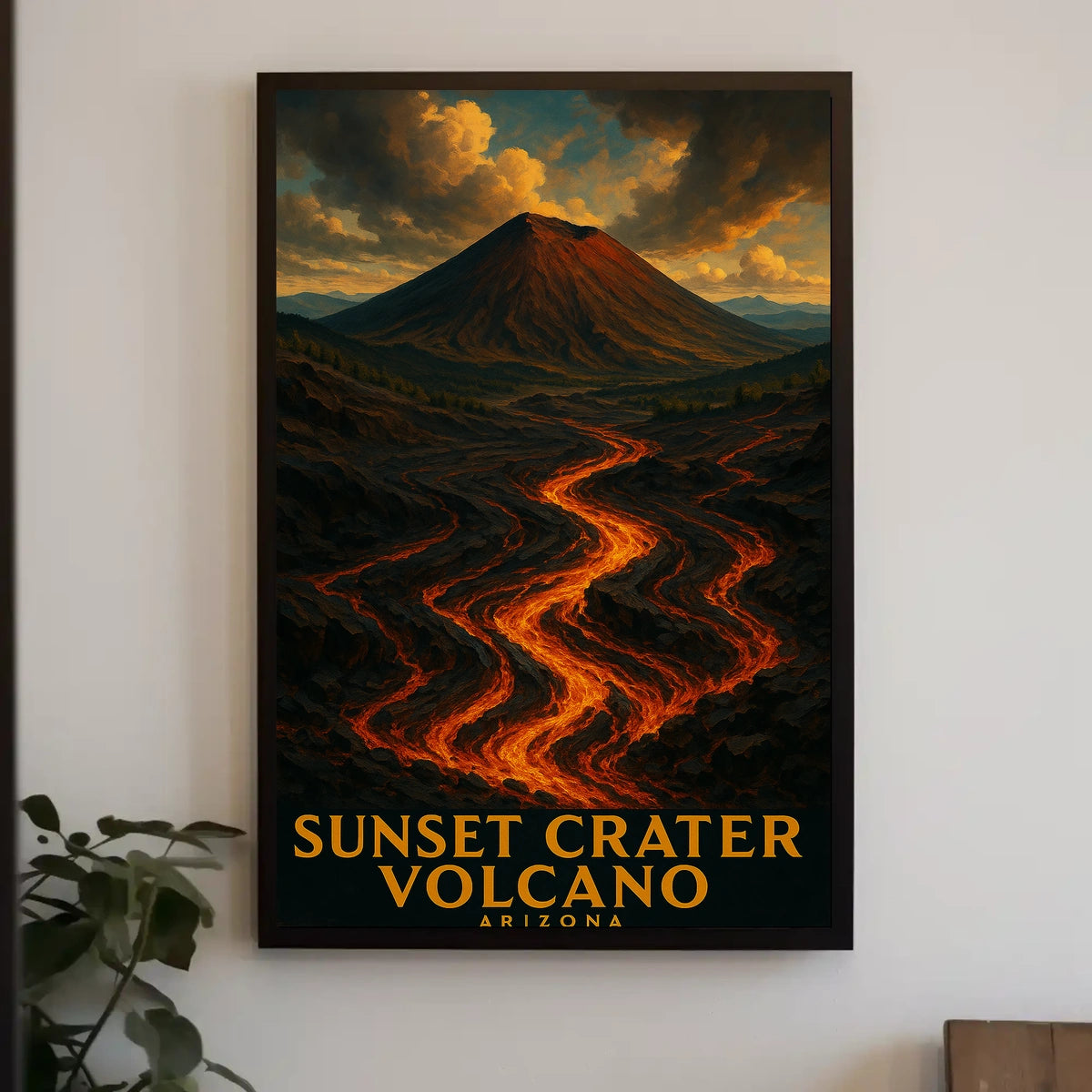 Sunset Crater Volcano Poster