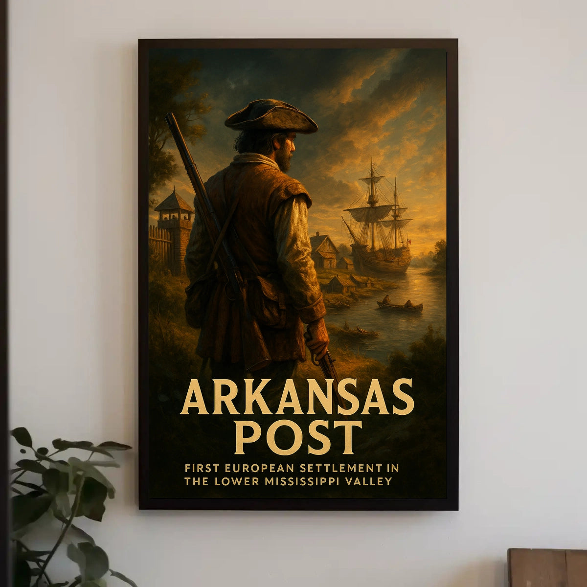 Arkansas Post First European Poster