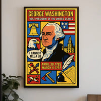 George Washington First President Poster PosterGoat