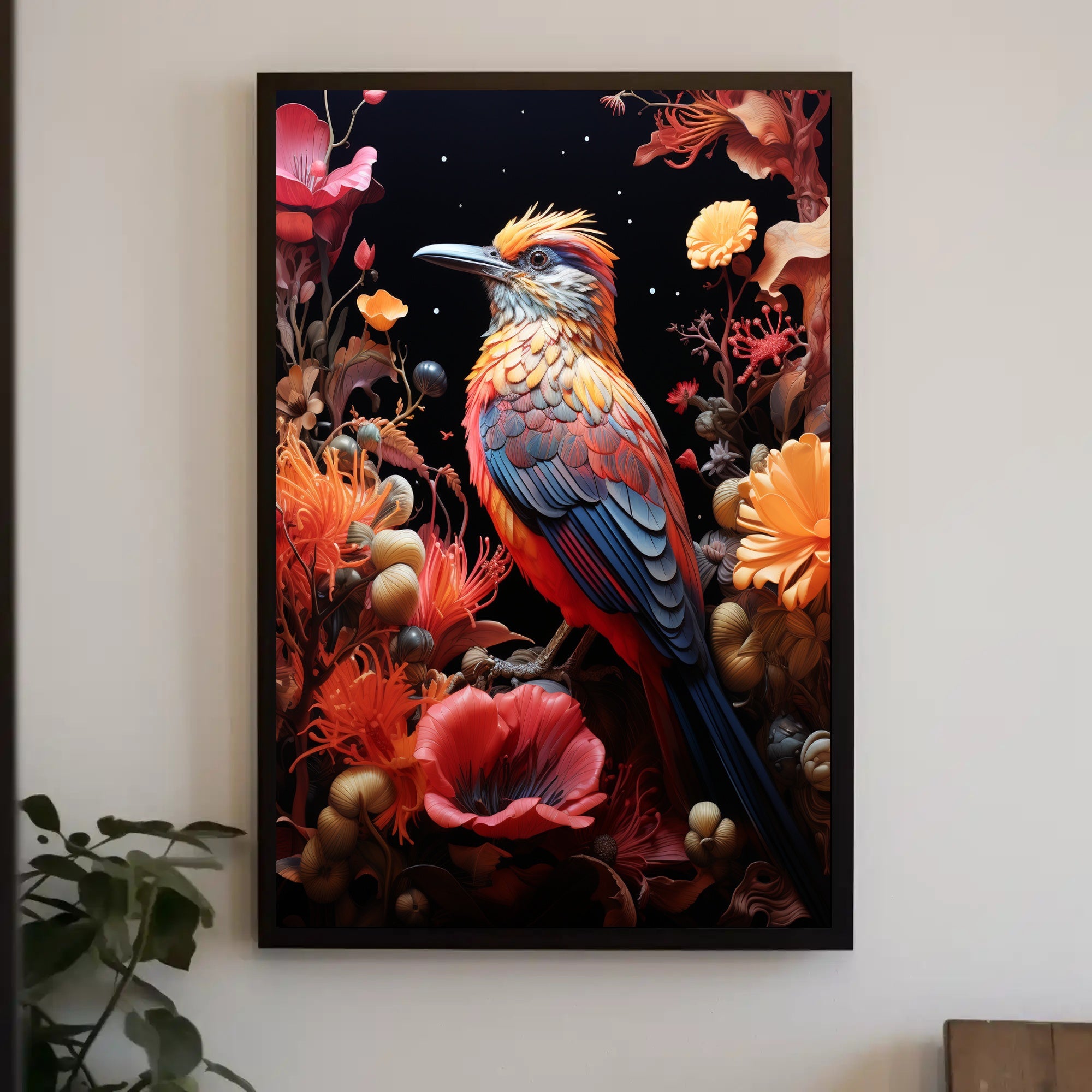 Vibrant Avian Elegance Poster