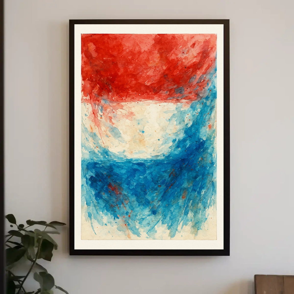 Abstract Patriotism Poster