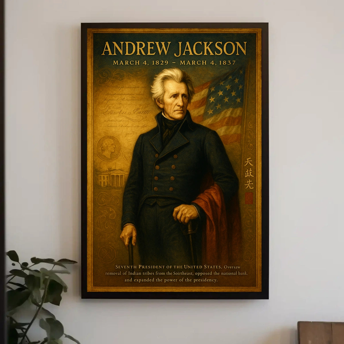 Andrew Jackson 7th President Poster