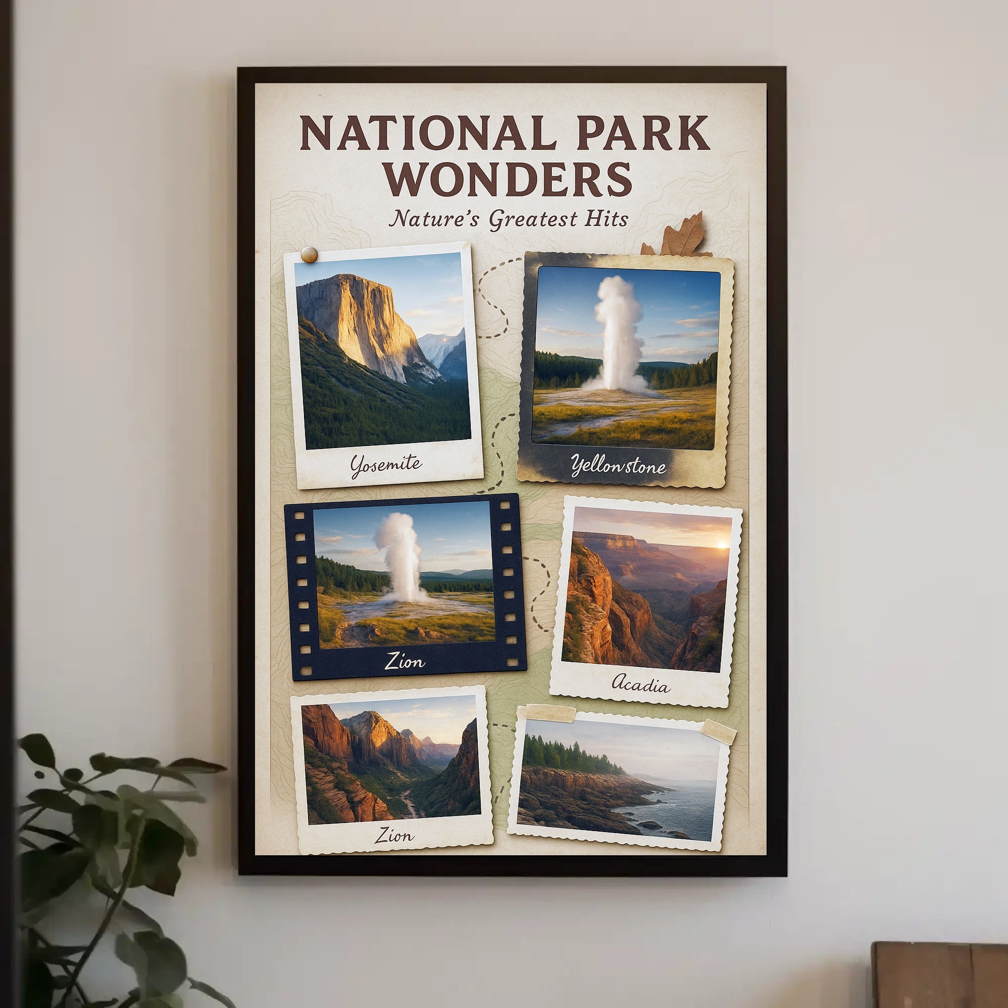 National Park Wonders Poster PosterGoat