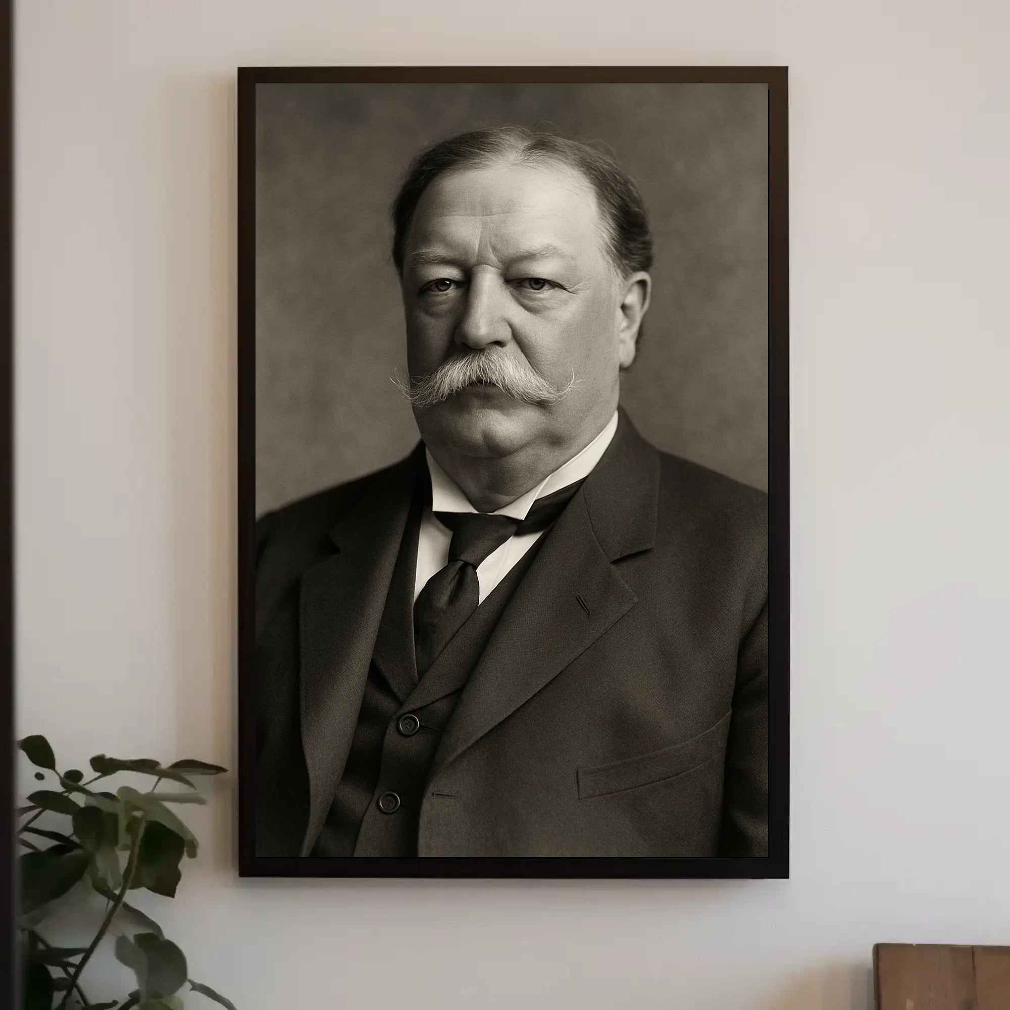 Dignified Portrait of Man in Suit - Historical Poster