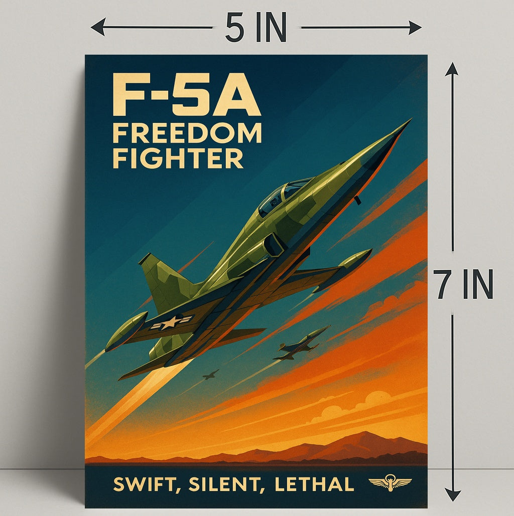 F-5A Freedom Fighter Poster PosterGoat