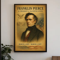 Franklin Pierce 14Th President Poster