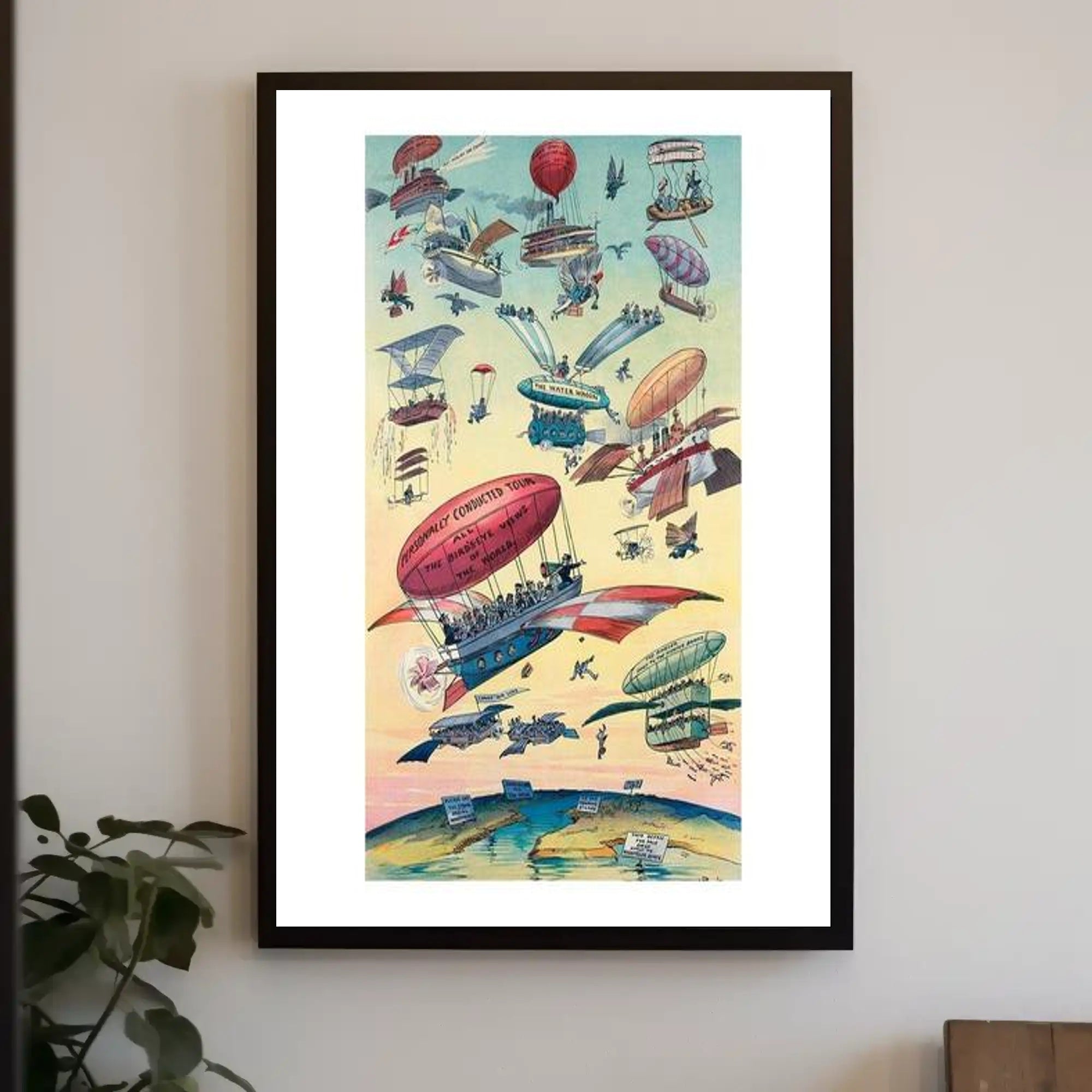 Early Visions of Air Travel Poster PosterGoat