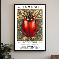 William Morris Cotton Prints Exhibition Poster