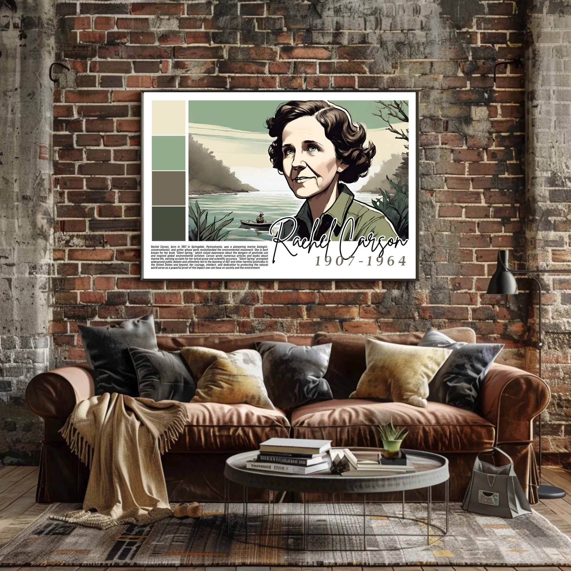 Rachel Carson: Legacy of Environmental Impact Poster