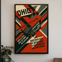 Ohio Birthplace of Aviation and Presidents Poster