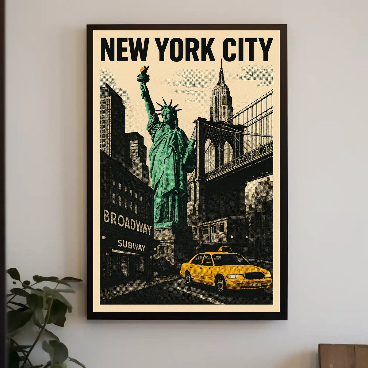 Iconic New York City Poster