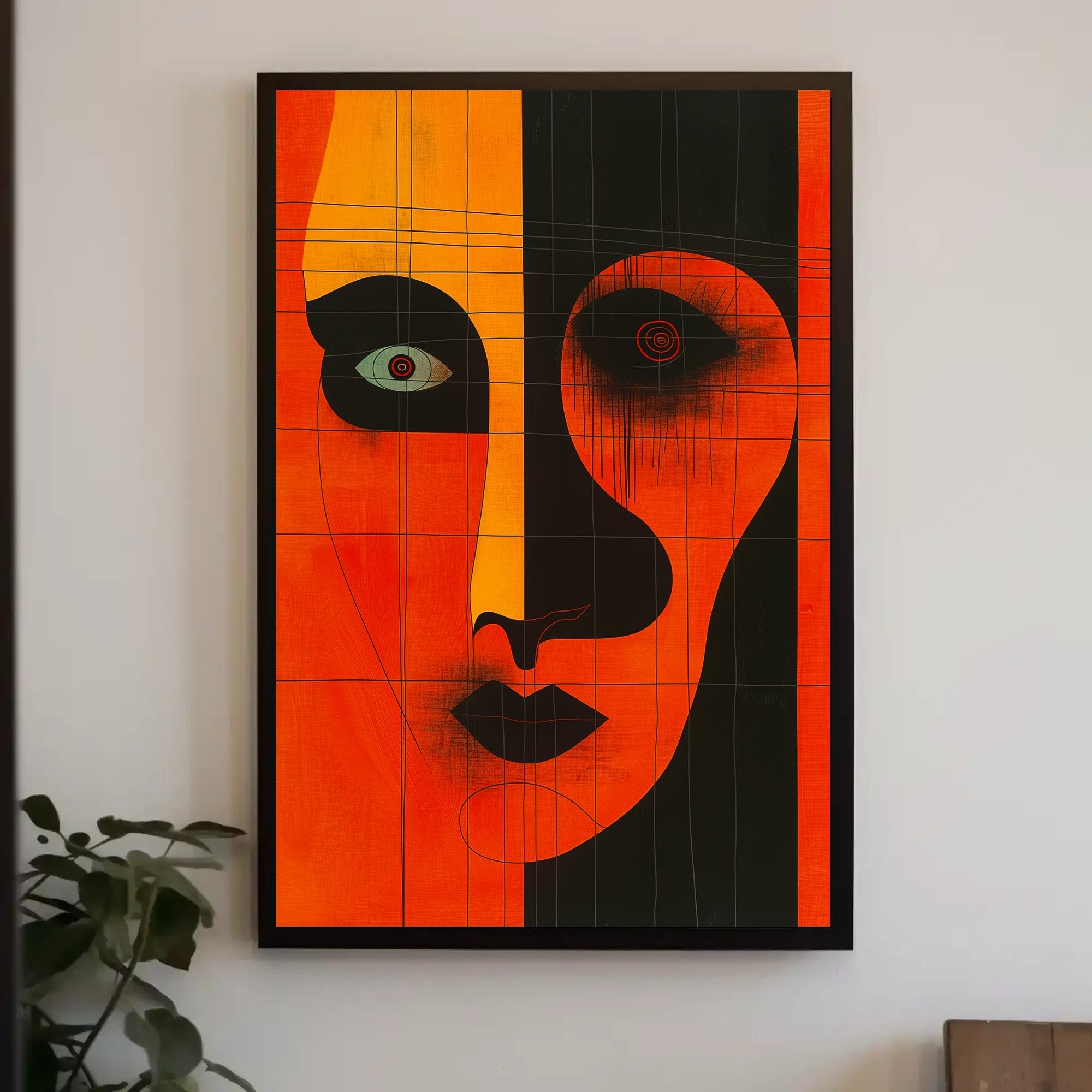 Abstract Expression Poster Modern Minimalist Wall Art
