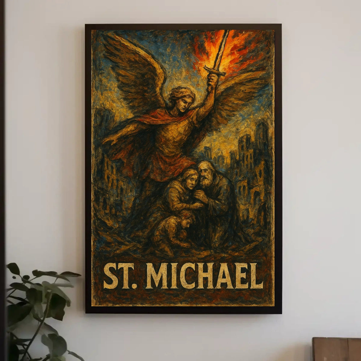 St. Michael Protector And Warrior Poster