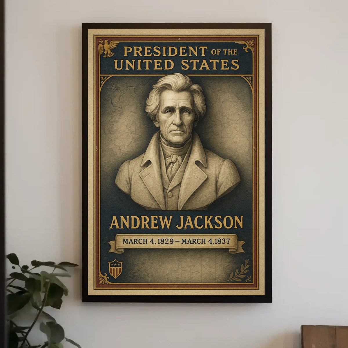 Andrew Jackson 7th President Poster