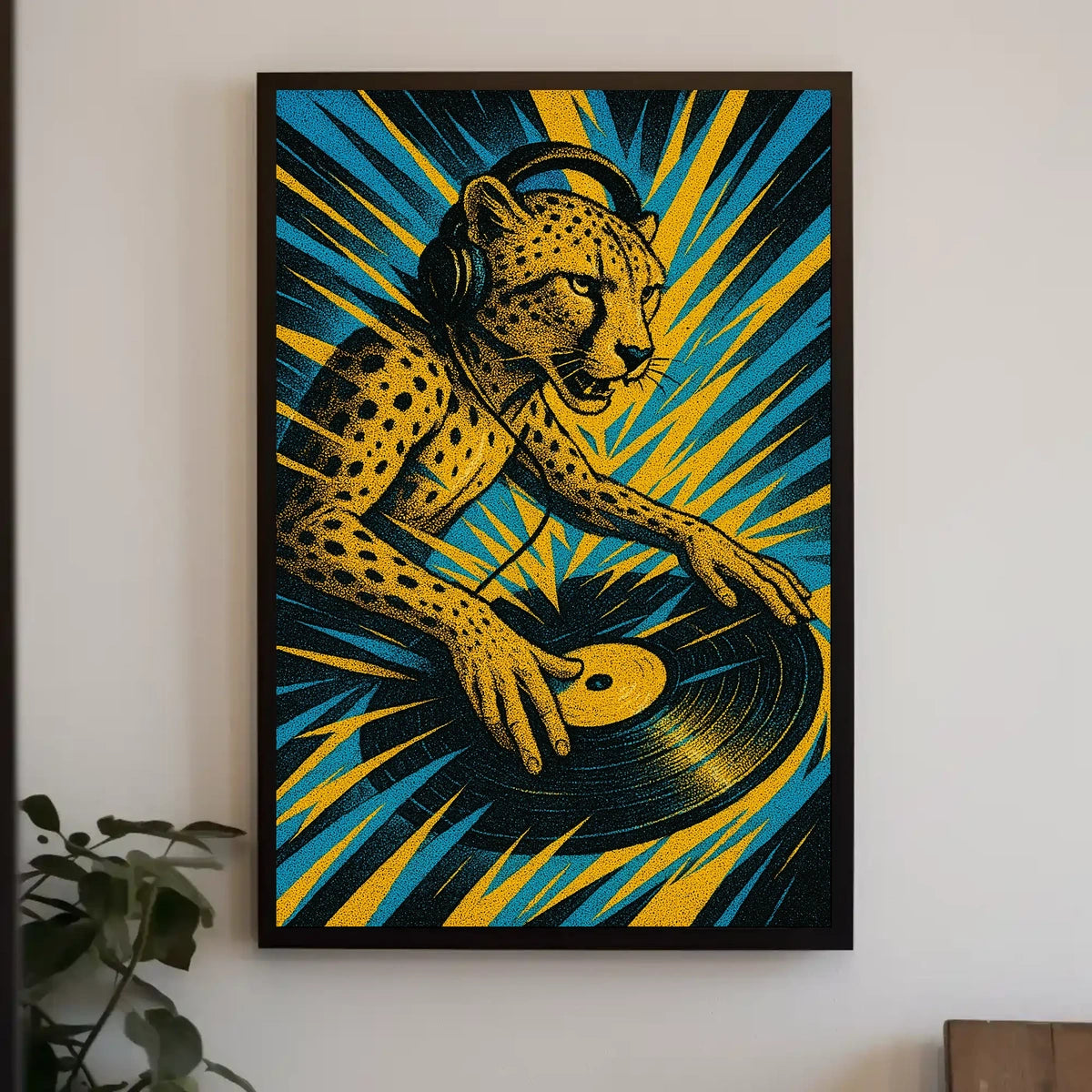 Dj Cheetah Groove Poster