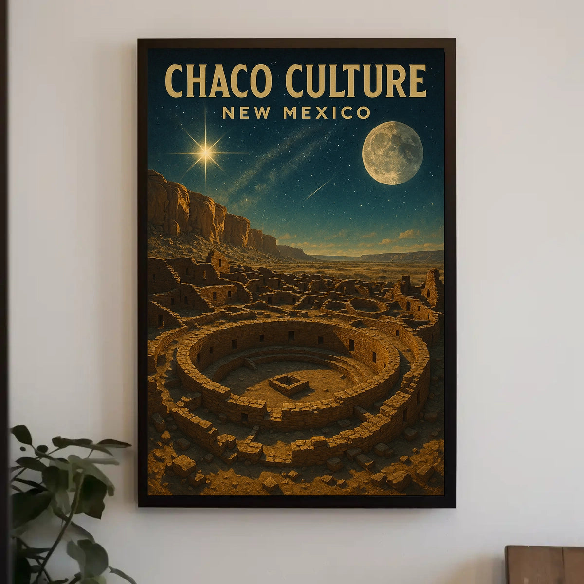 Chaco Culture New Mexico Poster
