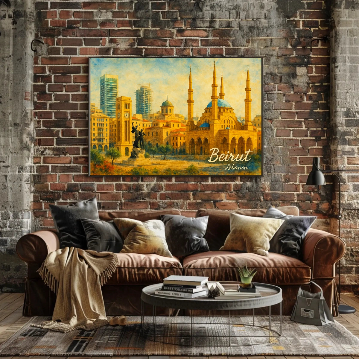 Beirut Cityscape Poster