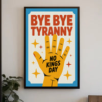 NO KINGS DAY Political or Propaganda Poster