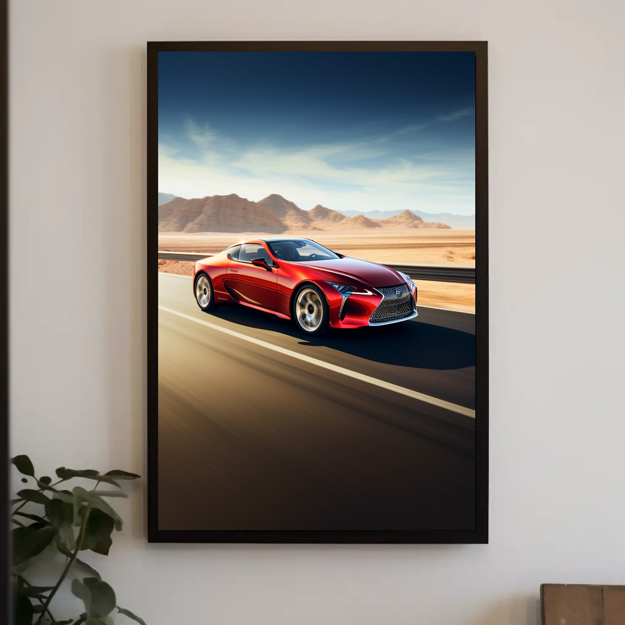 Sleek Elegance in Motion Poster PosterGoat