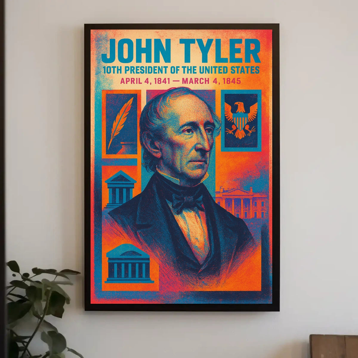 John Tyler 10th President Poster