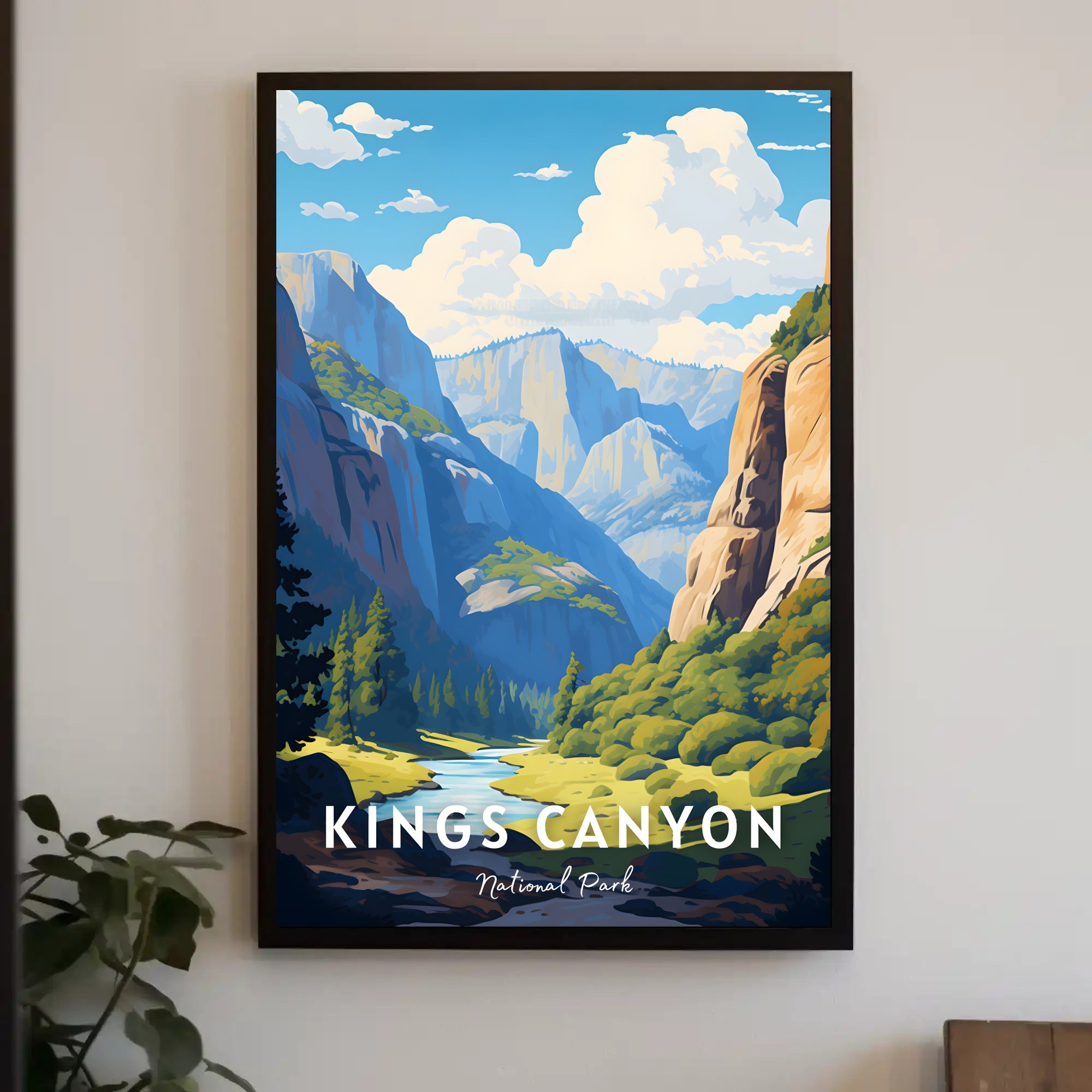 Kings Canyon Scenic Adventure National Park Poster