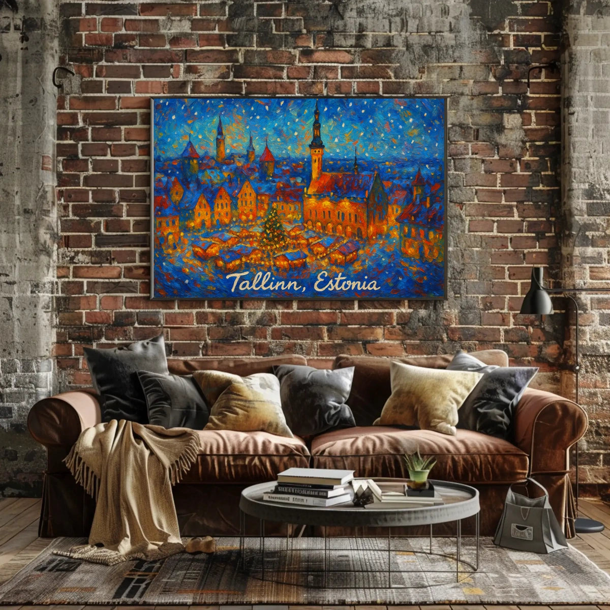 Tallinn, Estonia Winter Wonderland Poster