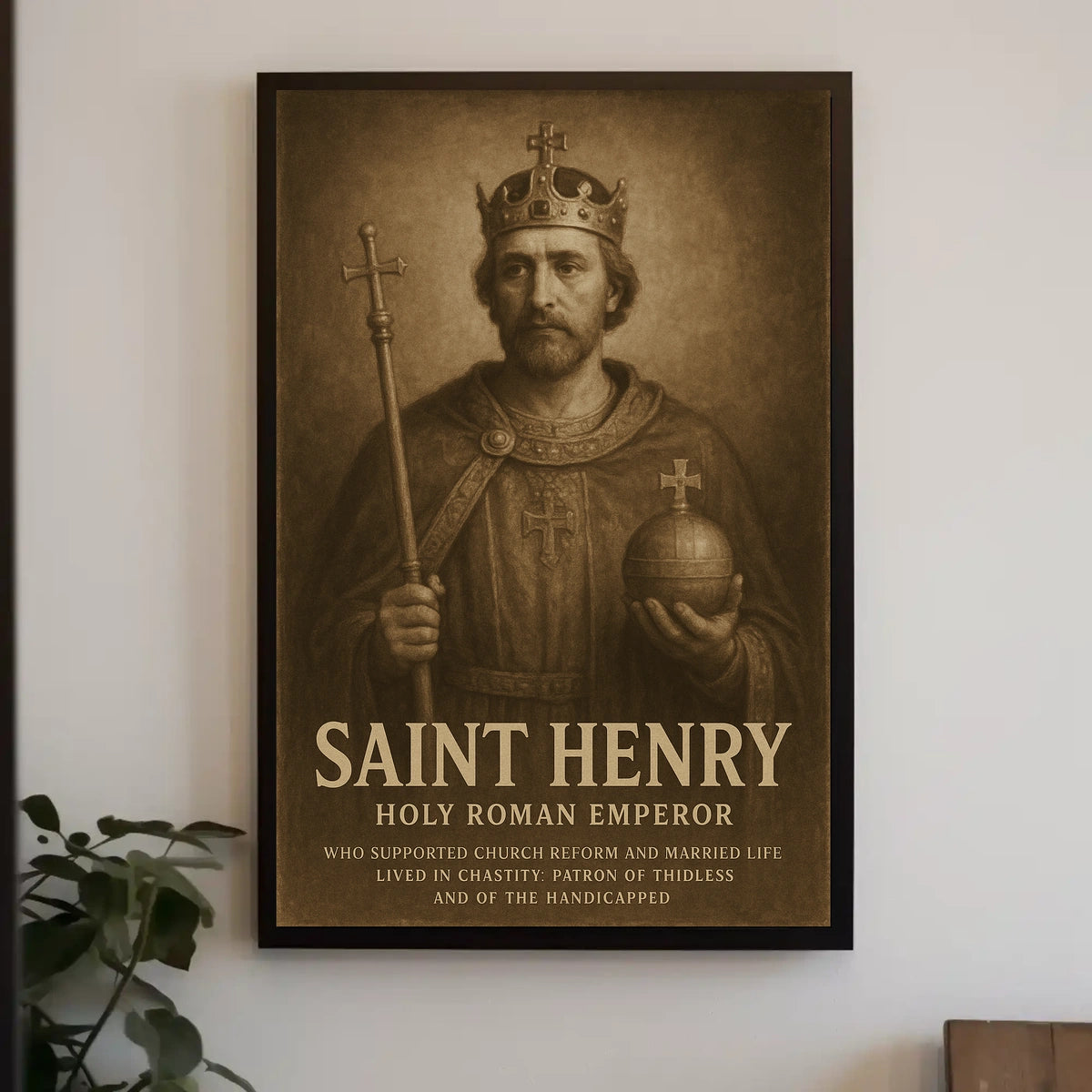 Saint Henry Holy Roman Emperor Poster