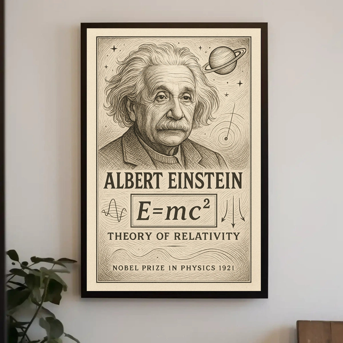 Albert Einstein Nobel Prize In Physics Poster